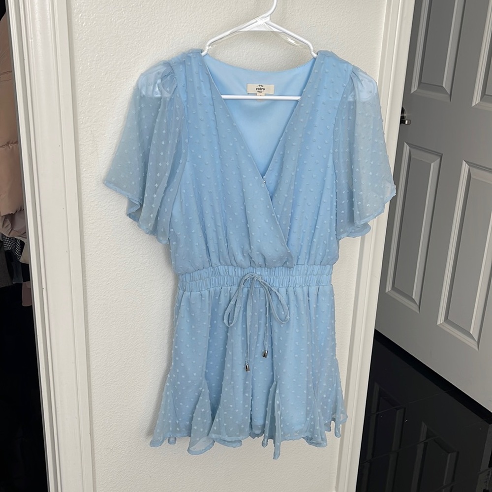 Swiss Dot Romper